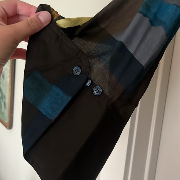 Zara Printed Midi Dress w/ Belt - Picture 7 of 10